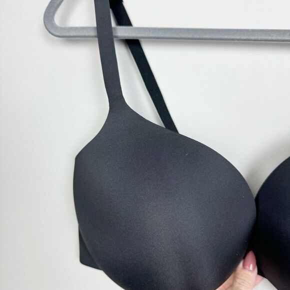 SKIMS | NEW Ultimate Collection Push-Up Plunge Bra in Onyx Women’s Size 38DD - Picture 6 of 11